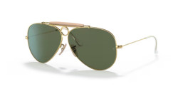 Ray-Ban RB 3138 SHOOTER - W3401 GOLD g-15 green