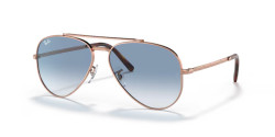 Ray-Ban RB 3625 NEW AVIATOR - 92023F ROSE GOLD clear blue