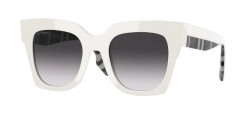 Burberry BE 4364 KITTY 39958G WHITE grey gradient