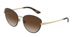 Dolce&Gabbana DG 2280 - 132013 GOLD/MATTE BROWN gradient brown