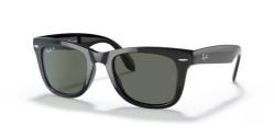 Ray-Ban RB 4105 FOLDING WAYFARER - 601/58 BLACK polarized g-15 green