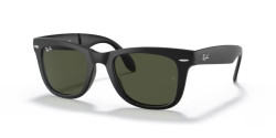 Ray-Ban RB 4105 FOLDING WAYFARER - 601S MATTE BLACK g-15 green