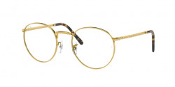 Ray-Ban RB 3637V NEW ROUND - 3086 LEGEND GOLD