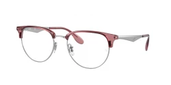 Ray-Ban RB 6396 - 3131 TRANSPARENT RED ON SILVER