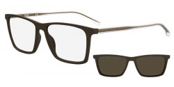 Hugo Boss HB 1151 CS - 4IN MATTE BROWN