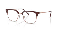 Ray-Ban RX 7216 NEW CLUBMASTER - 8209 BORDEAUX ON ROSE GOLD