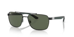 Ray-Ban RB 3701 - 002/71 BLACK dark green