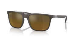 Ray-Ban RB 4385 - 6124A3 BROWN brown/gold polarized