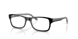 Ray-Ban RX 5268 - 2034 BLACK ON TRANSPARENT