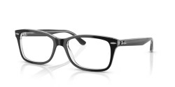 Ray-Ban RX 5428 - 2034 BLACK ON TRANSPARENT