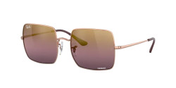 Ray-Ban RB 1971 SQUARE 9202G9 ROSE GOLD red mirror polar