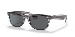 Ray-Ban RB 2132 NEW WAYFARER - 6430B1 STRIPED GREY dark grey