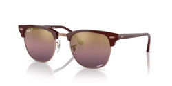 Ray-Ban RB 3016 CLUBMASTER - 1365G9 BORDEAUX ON ROSE GOLD gold red