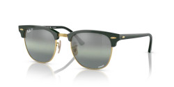 Ray-Ban RB 3016 CLUBMASTER - 1368G4 GREEN ON GOLD silver green