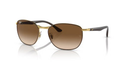 Ray-Ban RB 3702 - 900951 BROWN ON GOLD brown