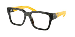 Prada PR 08ZV - 19D1O1 BLACK/YELLOW MARBLE