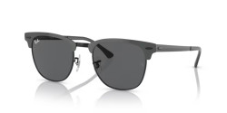 Ray-Ban RB 3716 CLUBMASTER METAL - 9256B1 GREY ON BLACK dark grey