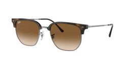 Ray-Ban RB 4416 NEW CLUBMASTER - 710/51 HAVANA ON GUNMETAL  clear gradient brown