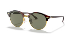 Ray-Ban RB 4246 CLUBROUND - 990/58  RED HAVANA polar green