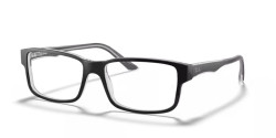 Ray-Ban RB 5245 - 2034 BLACK ON TRANSPARENT