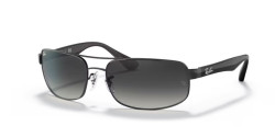 Ray-Ban RB 3445 - 006/11  MATTE BLACK gray gradient