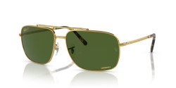 Ray-Ban RB 3796 -  9196P1 GOLD dark green polarized