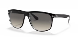 Ray-Ban RB 4147 BOYFRIEND - 603971 BLACK ON TRANSPARENT grey gradient