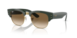 Ray-Ban RB 0316S MEGA CLUBMASTER - 136851 GREEN ON GOLD light brown