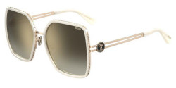 Moschino MOS 096/S - 5X2 PEARLED IVORY gradient gold mirror