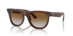 Ray-Ban RBR 0502S WAYFARER REVERSE - 6709CB TRANSPARENT BROWN brown