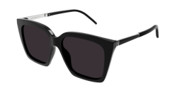 Saint Laurent SL M100 - 001 BLACK/SILVER black