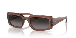 Ray-Ban RB 4395 KILIANE - 6678T3 TRANSPARENT BROWN polarized grey