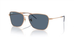 Ray-Ban RBR 0102S CARAVAN REVERSE - 92023A ROSE GOLD blue