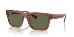 Ray-Ban 4396 WARREN - 66789A TRANSPARENT BROWN polarized dark green