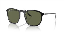 Ray-Ban  RB 2203 - 919/58 BLACK ON TRANSPARENT polarized green