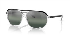 Ray-Ban RB 2205 BILL ONE - 1294G6 BLACK ON TRANSPARENT clear blue