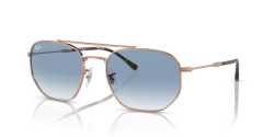Ray-Ban RB 3707 - 92023F ROSE GOLD blue