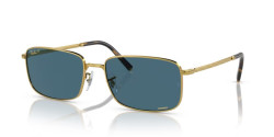 Ray-Ban RB 3717 - 9196S2 GOLD blue