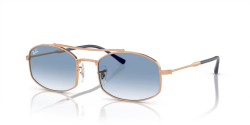 Ray-Ban RB 3719 - 92623F ROSE GOLD clear blue