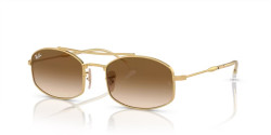 Ray-Ban RB 3719 - 001/51 GOLD clear brown