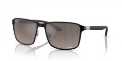 Ray-Ban RB 3721CH - 186/5J BLACK ON BLACK grey polarized