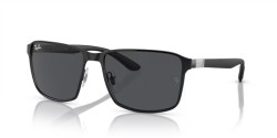 Ray-Ban RB 3721 - 186/87 BLACK ON BLACK dark grey