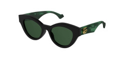 Gucci GG 0957 S - 001 BLACK/GREEN green