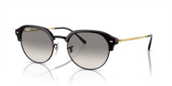 Ray-Ban 4429 - 672332 BLACK ON GOLD clear/grey