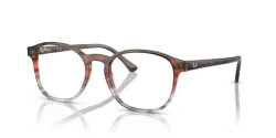 Ray-Ban RX 5417 - 8251 STRIPED BROWN & RED