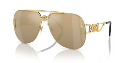 Versace VE 2255 - 100203 GOLD  clear mirror real yellow gold