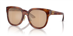 Miu Miu MU 01ZS - 11Q40D STRIPED TOBACCO orange mirror internal silver