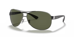 Ray-Ban RB 3386 - 004/9A GUNMETAL polarized g-15 green