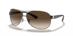 Ray-Ban RB 3386 - 004/13 GUNMETAL brown gradient dark brown