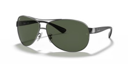 Ray-Ban RB 3386 - 004/71  GUNMETAL dark green